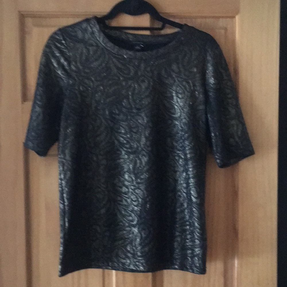 Gold and black shirt